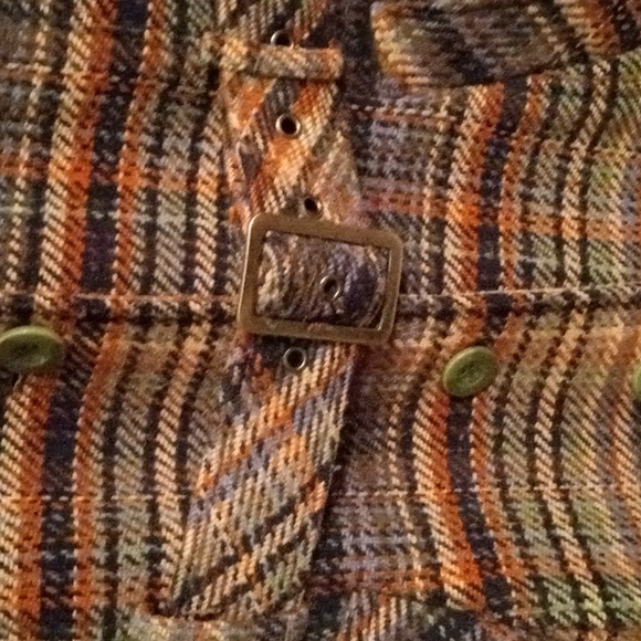 Smart Set Plaid Coat Size M - Picture 3 of 9